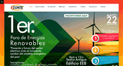 Desktop Screenshot of conte.org.co