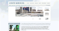 Desktop Screenshot of conte.com.au