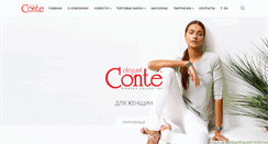 Desktop Screenshot of conte.by